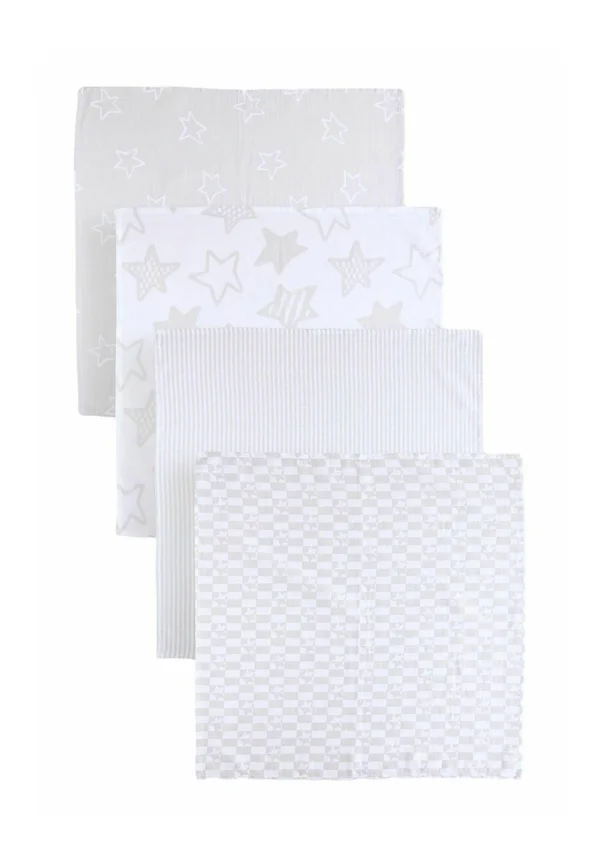 4 PACK - REGULAR FIT - Mullwindel - grey star