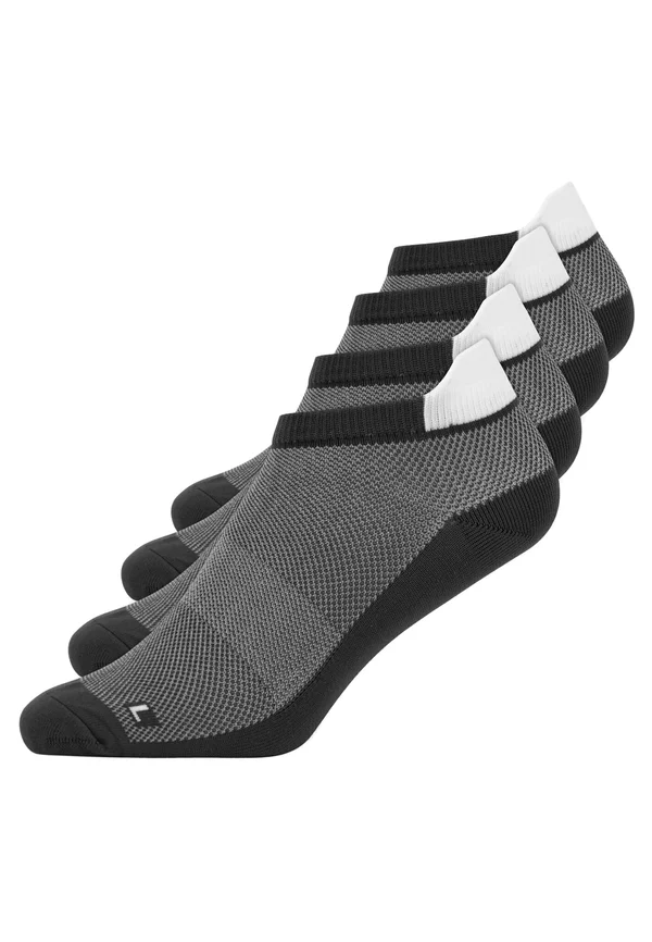 4 PACK RUNNING LOW - Füßlinge - grau