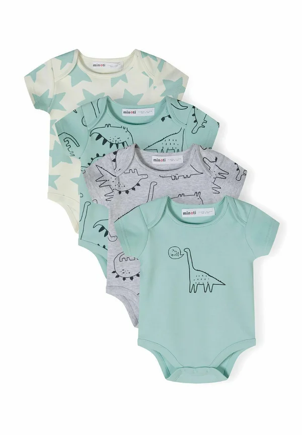 4 PACK SHORT SLEEVE - Body - mint mottled grey