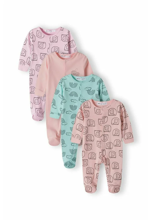 4 PACK  - Strampler - pink  mint  mauve