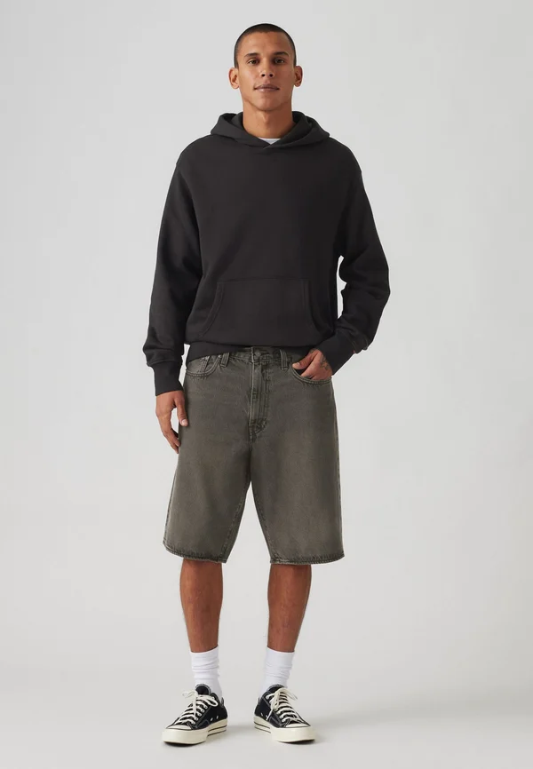 478 BAGGY - Jeans Shorts - black denim