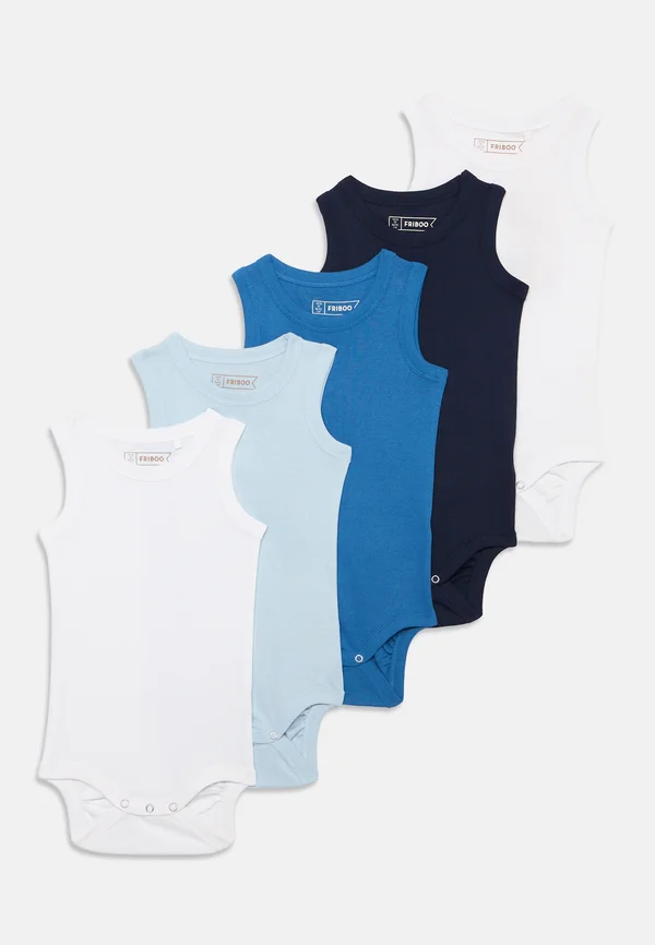 5 PACK  - Body - white/royal blue/black