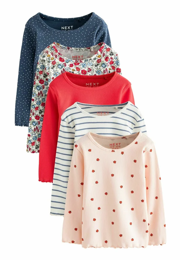 5 PACK-REGULAR FIT - Langarmshirt - navy