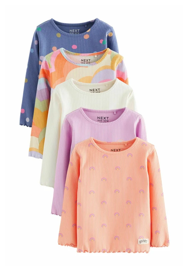 5 PACK-REGULAR FIT - Langarmshirt - orange