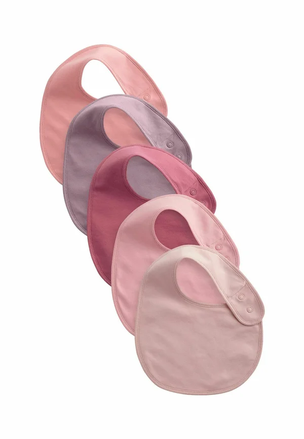 5 PACK REGULAR FIT - Lätzchen - pink plain