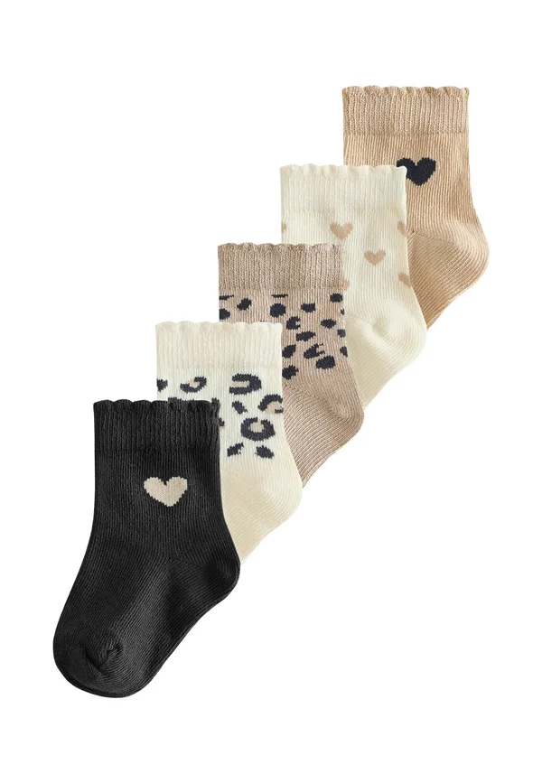 5 PACK - Socken - monochrome
