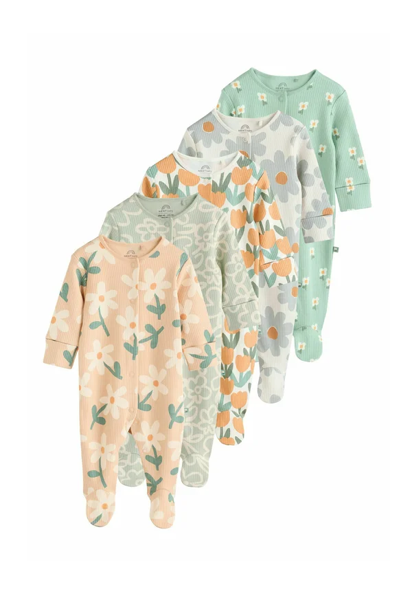5 PACK  - Strampler - sage green floral