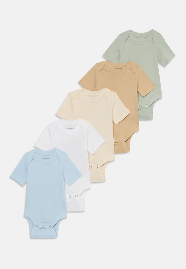 5 PACK UNISEX - Body - camel/light blue/light green