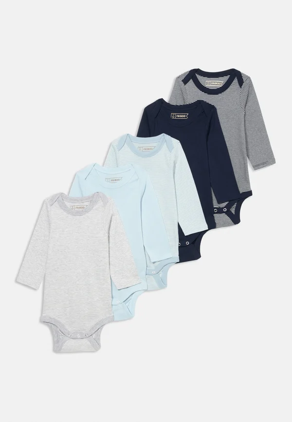 5 PACK UNISEX - Langarmshirt - blue/light blue/dark blue