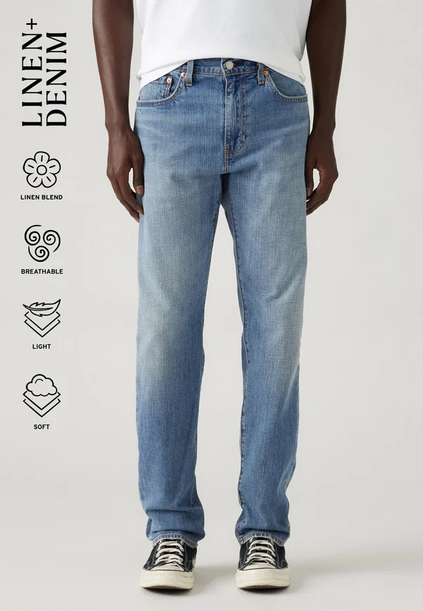 502™ TAPER - Jeans Straight Leg - the new blue ltwt linen+ denim