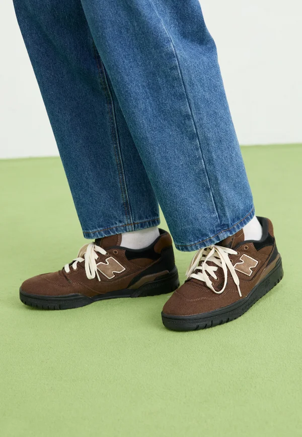 550 UNISEX - Sneaker low - dark mushroom/black/linen