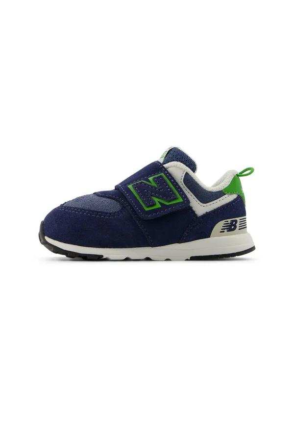 574 HOOK & LOOP - Lauflernschuh - nb navy alpine green