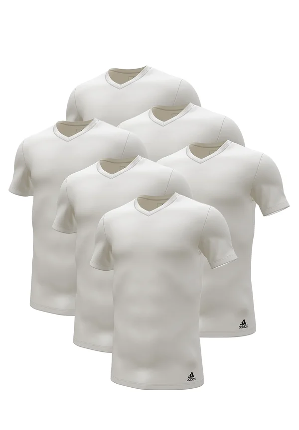 6 ER PACK  V-NECK - Unterhemd/-shirt - white