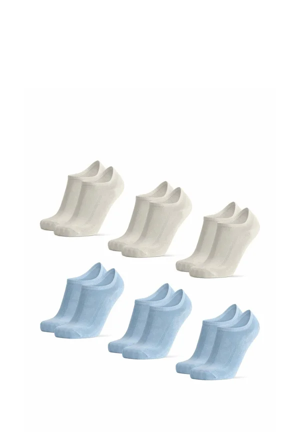 6-PACK - Füßlinge - light blue offwhite