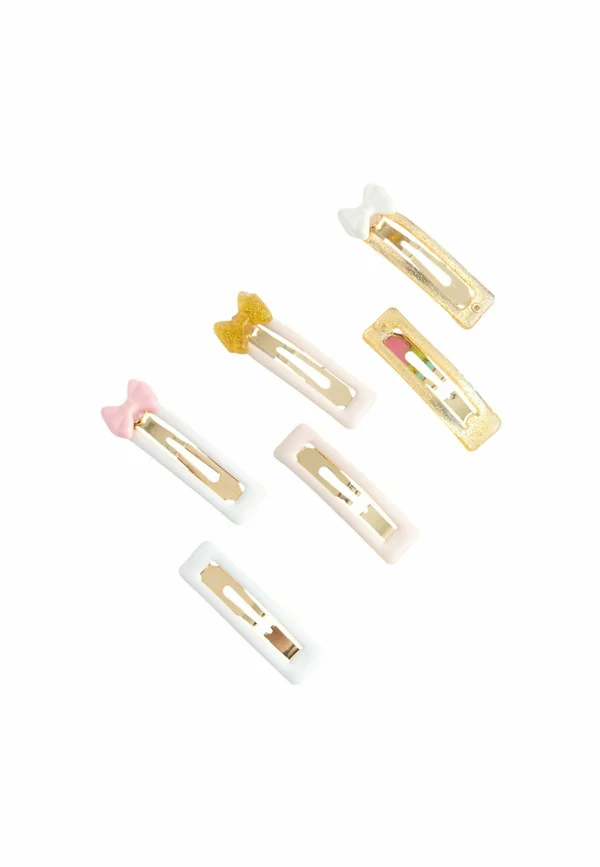 6 PACK - Haar-Styling-Accessoires - cream