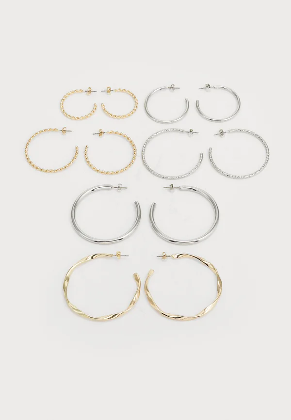 6 PACK - Ohrringe - gold-coloured/silver-coloured