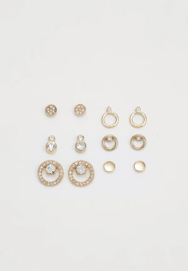 6 PACK - Ohrringe - shiny gold-coloured
