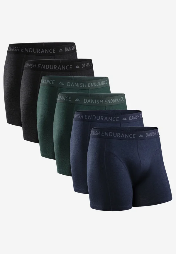 6 PACK - Panties - black/blue/green