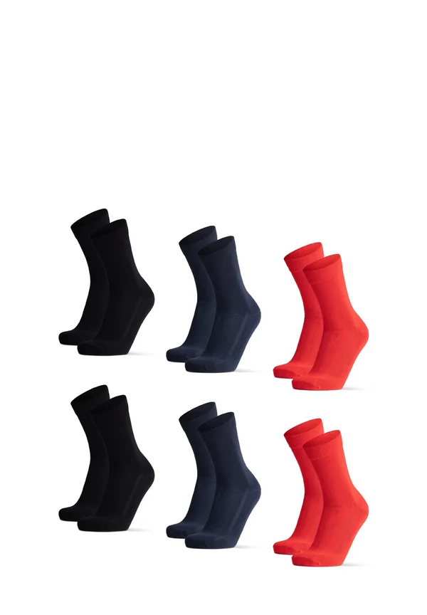 6 PACK - Socken - red/black/navy
