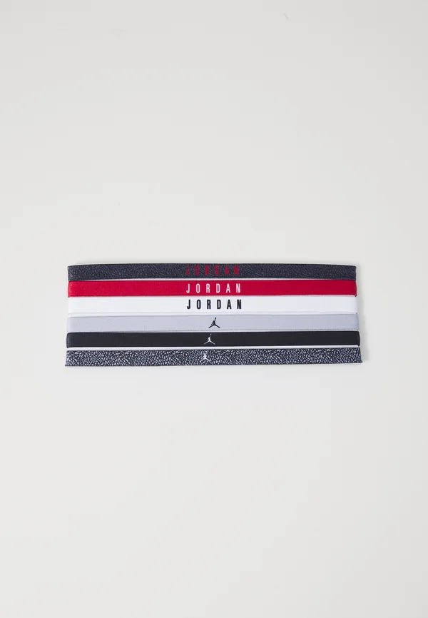 6 PACK UNISEX - Sonstige Accessoires - black/gym red/white