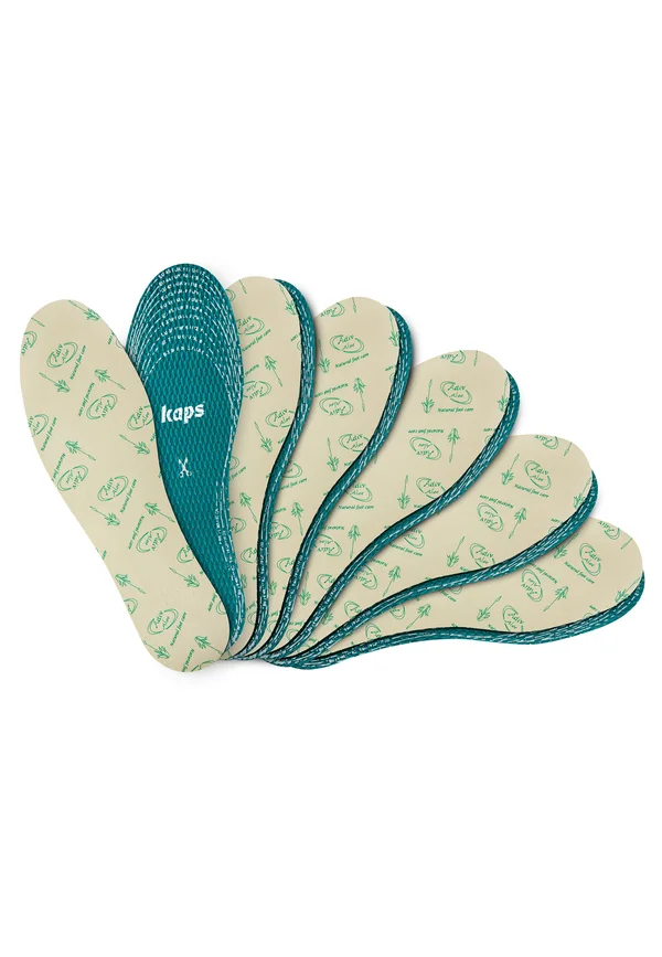 6 PAIR PACK ALOE VERA AND ULTRA-FRESH CUT TO FIT - INSOLE SET - Schuhsohle/Fußbett - green