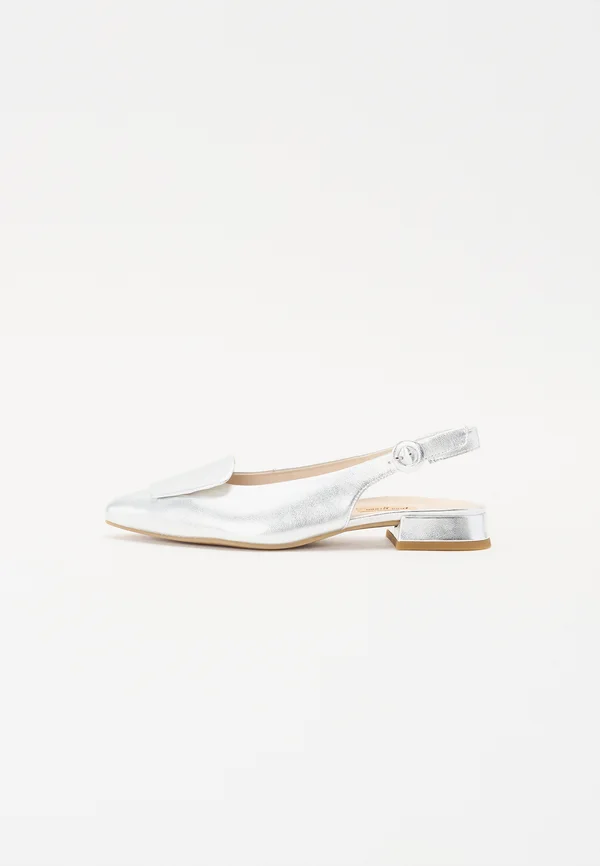 6090 - Sling-Ballerina - silver coloured