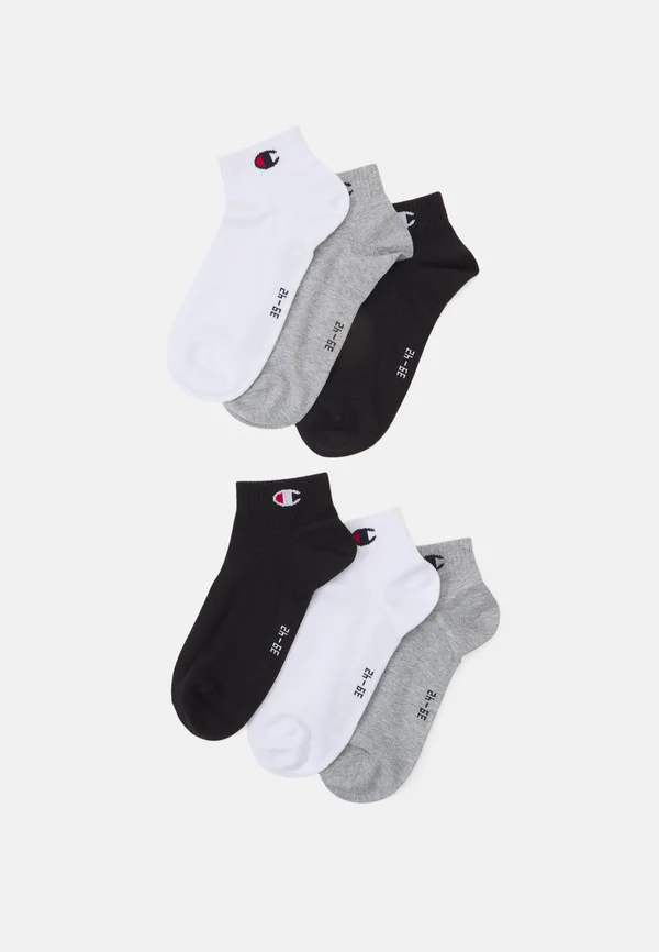 6PK QUARTER UNISEX - Sportsocken - grey