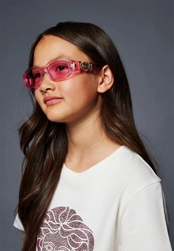 7-10 YEARS UNISEX - Sonnenbrille - transparent pink