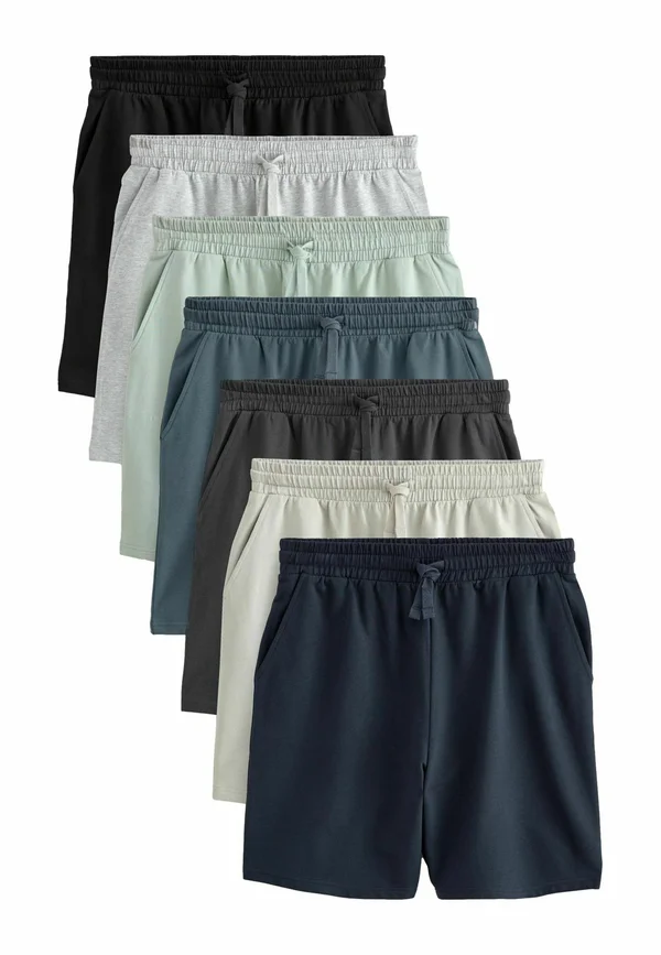 7 PACK - REGULAR FIT - Jogginghose - navy blue black sage green