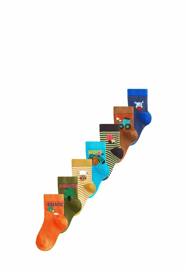 7 PACK RICH STRIPE - Socken - multi bright characters