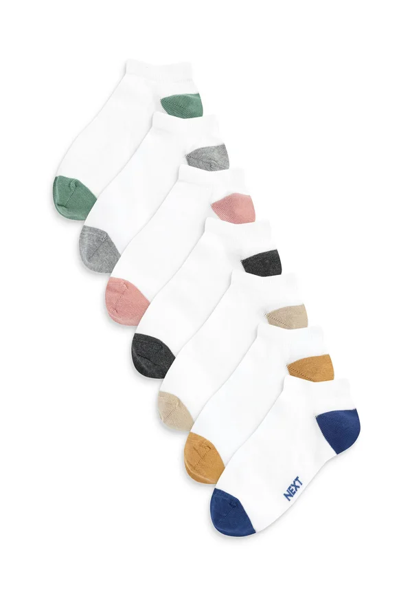 7 PACK RICH TRAINER - Socken - white bright heel and toe