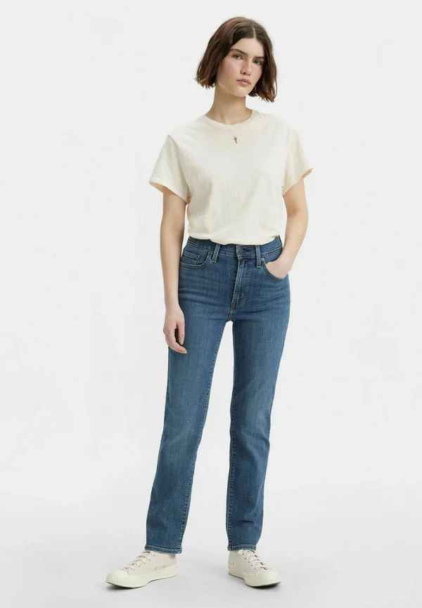 724 HIGH RISE STRAIGHT - Jeans Straight Leg - western white-0238