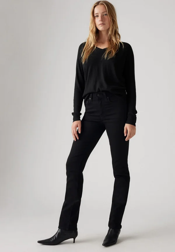 724 HIGH RISE STRAIGHT - Jeans Straight Leg - western white