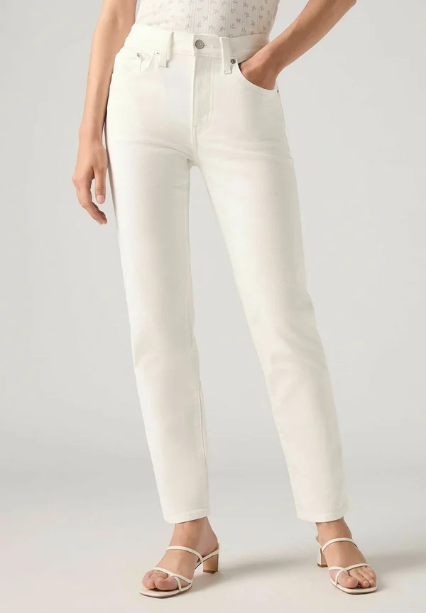 724 HIGH RISE STRAIGHT - Jeans Straight Leg - western white