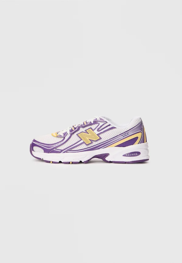 740 UNISEX - Sneaker low - white/purple/yellow