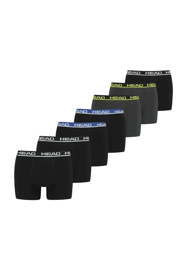 7ER PACK - Panties - schwarz grau blau gelb