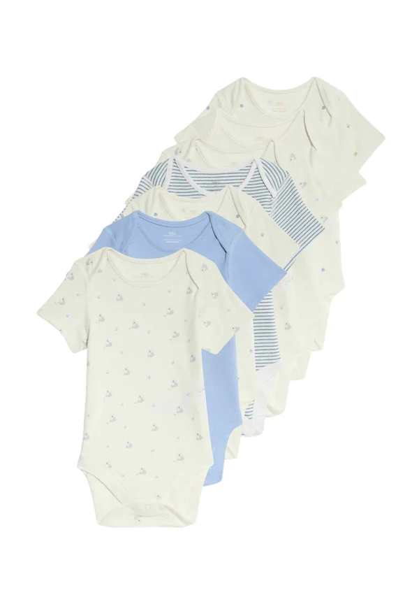 7PK DOG PRINT - Body - blue mix