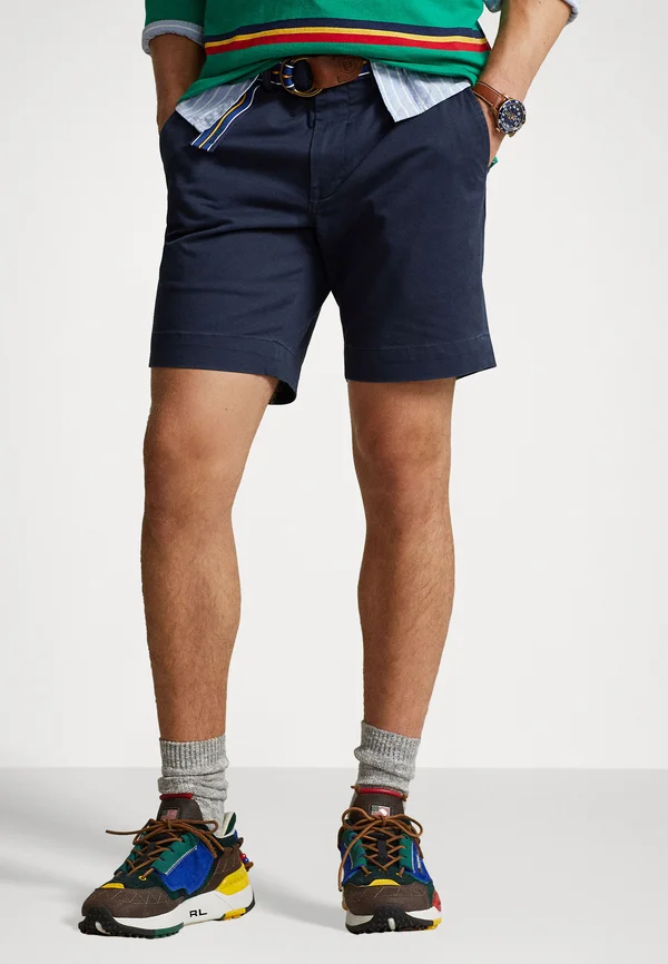 8-INCH STRETCH STRAIGHT FIT CHINO SHORT - Shorts - nautical ink