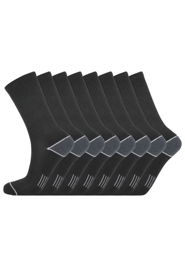 8ER-PACK - Sportsocken - zwart