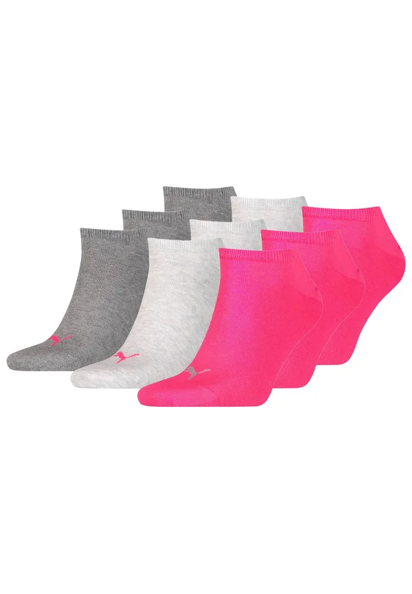 9 PACK - Füßlinge - middle grey mélange pink