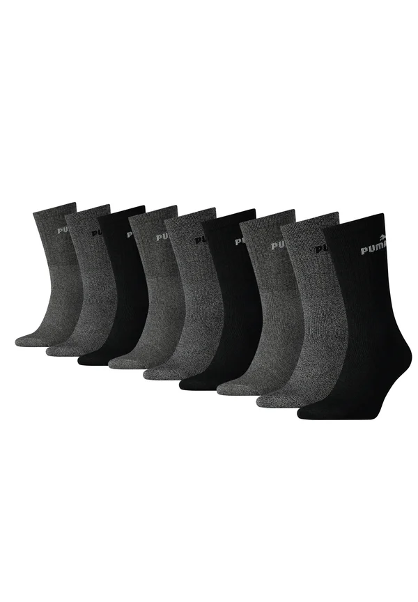 9 PACK UNISEX - Socken - anthracite   grey