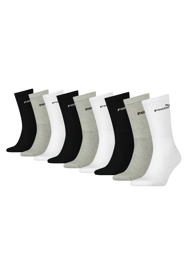 9 PACK UNISEX - Socken -  white grey black