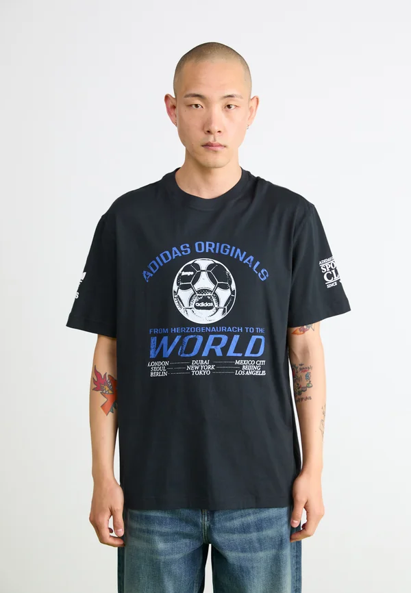 90S TEE - T-Shirt print - black