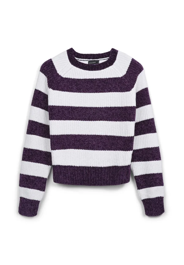 A RIGHE IN  - Strickpullover - var prugna