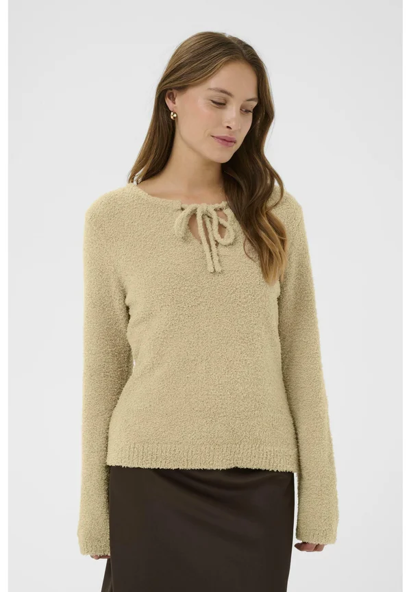 AAMISZ PULLOVER - Strickpullover - oxford tan
