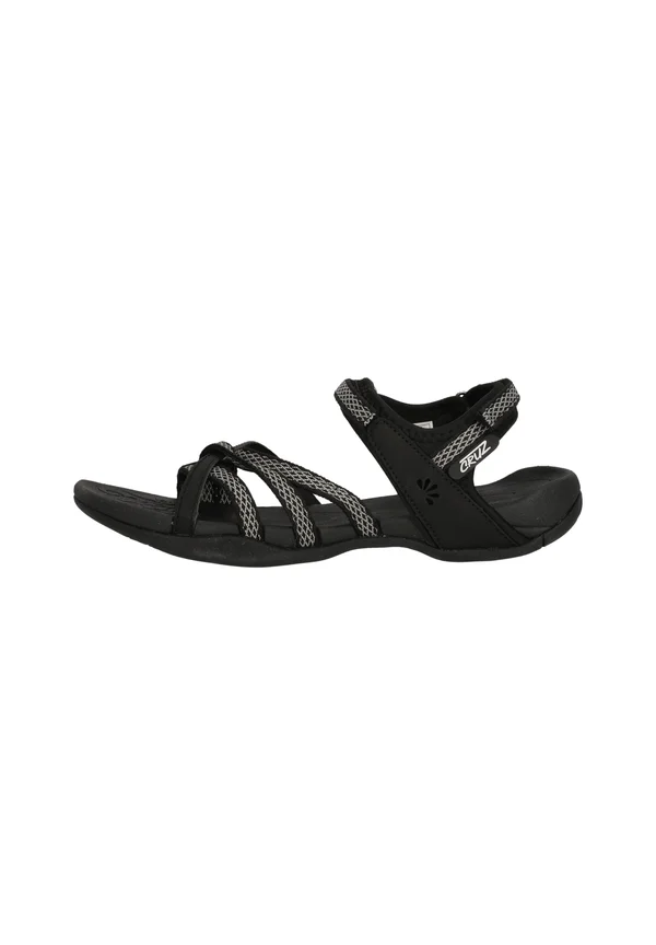 AARHUS - Trekkingsandale - black solid