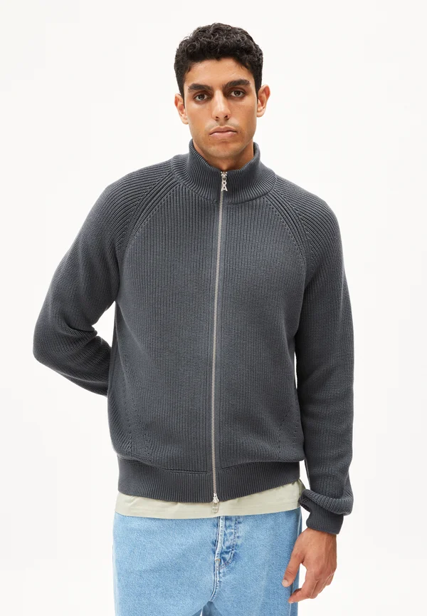 AARTYOM - Strickjacke - space steel