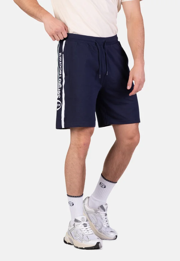 ABBEY - Kurze Sporthose - navy surf spray