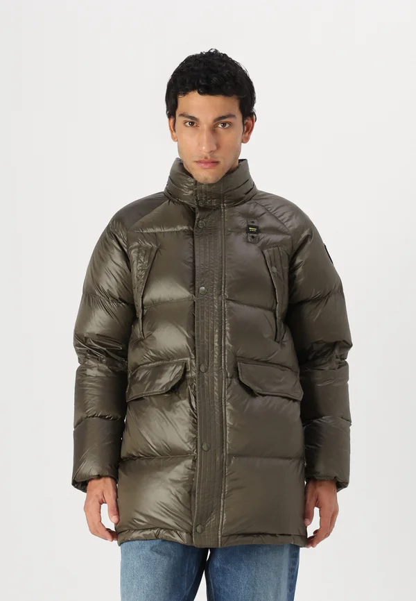 ABBOT - Daunenmantel - pigna green/beige