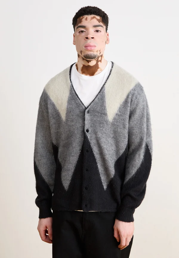 ABERDEEN KURTIGAN - Strickjacke - black